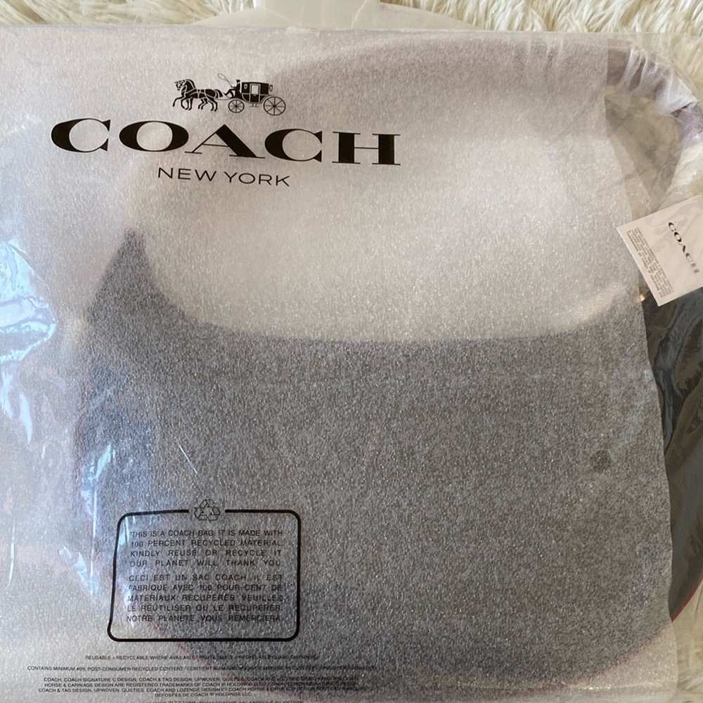 NWT Coach Payton Hobo Brown Signature Shoulder Bag - Picture 12 of 12